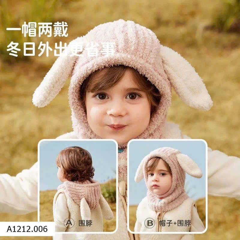 MŨ LÔNG CỪU HÌNH THÚ CHO BÉ Giá sỉ 50ka