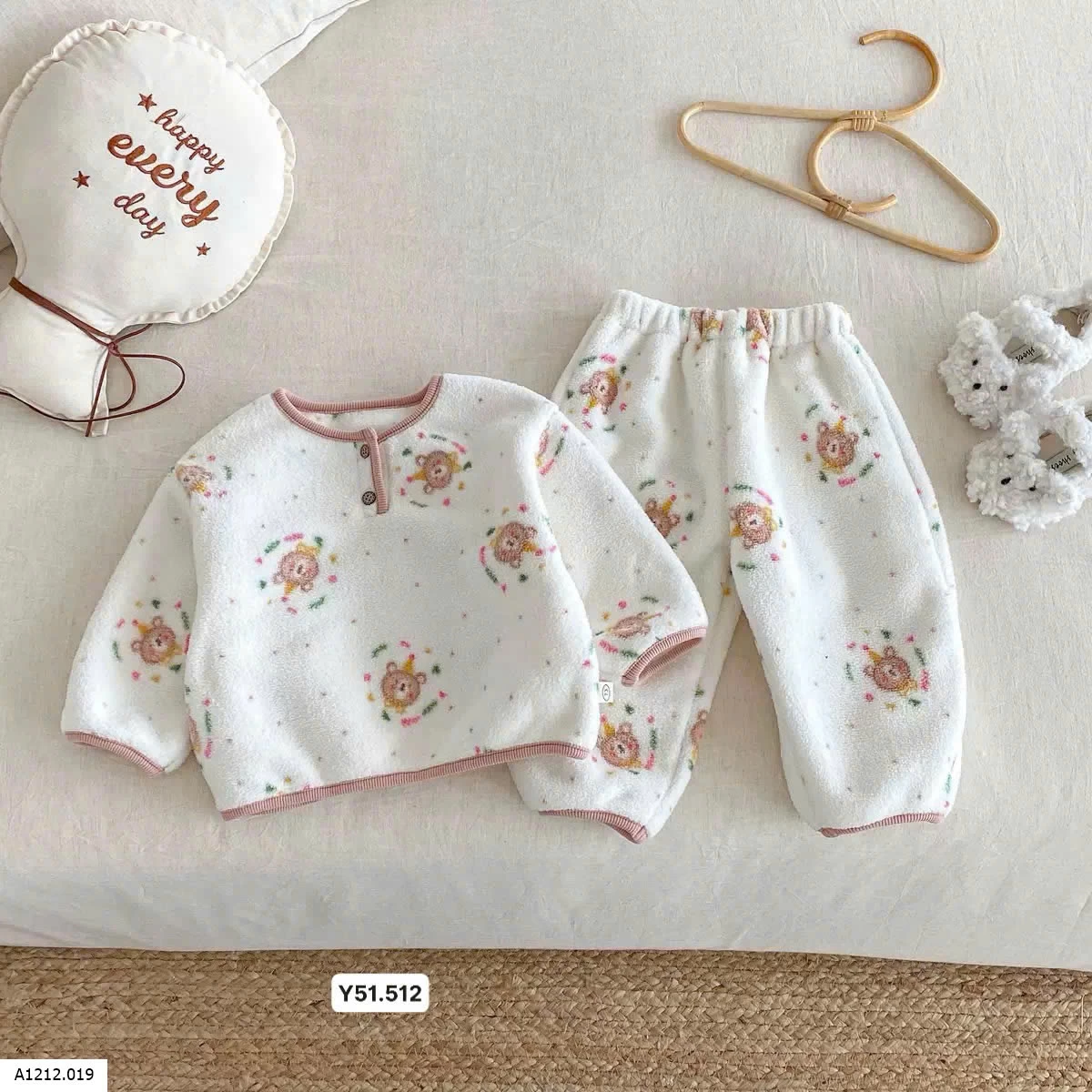 BỘ NGỦ LÔNG CỪU CHO BÉ   Giá sỉ 145k/b sỉ từ 2b 