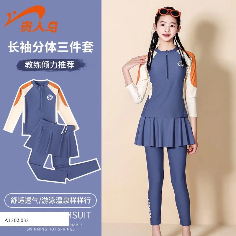 Bộ bơi dài tay chính hãng Guirenniao   Sỉ 210k