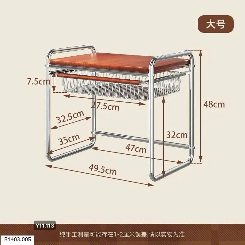 KỆ 2 TẦNG INOX MẶT GỖ   Sỉ 265k 