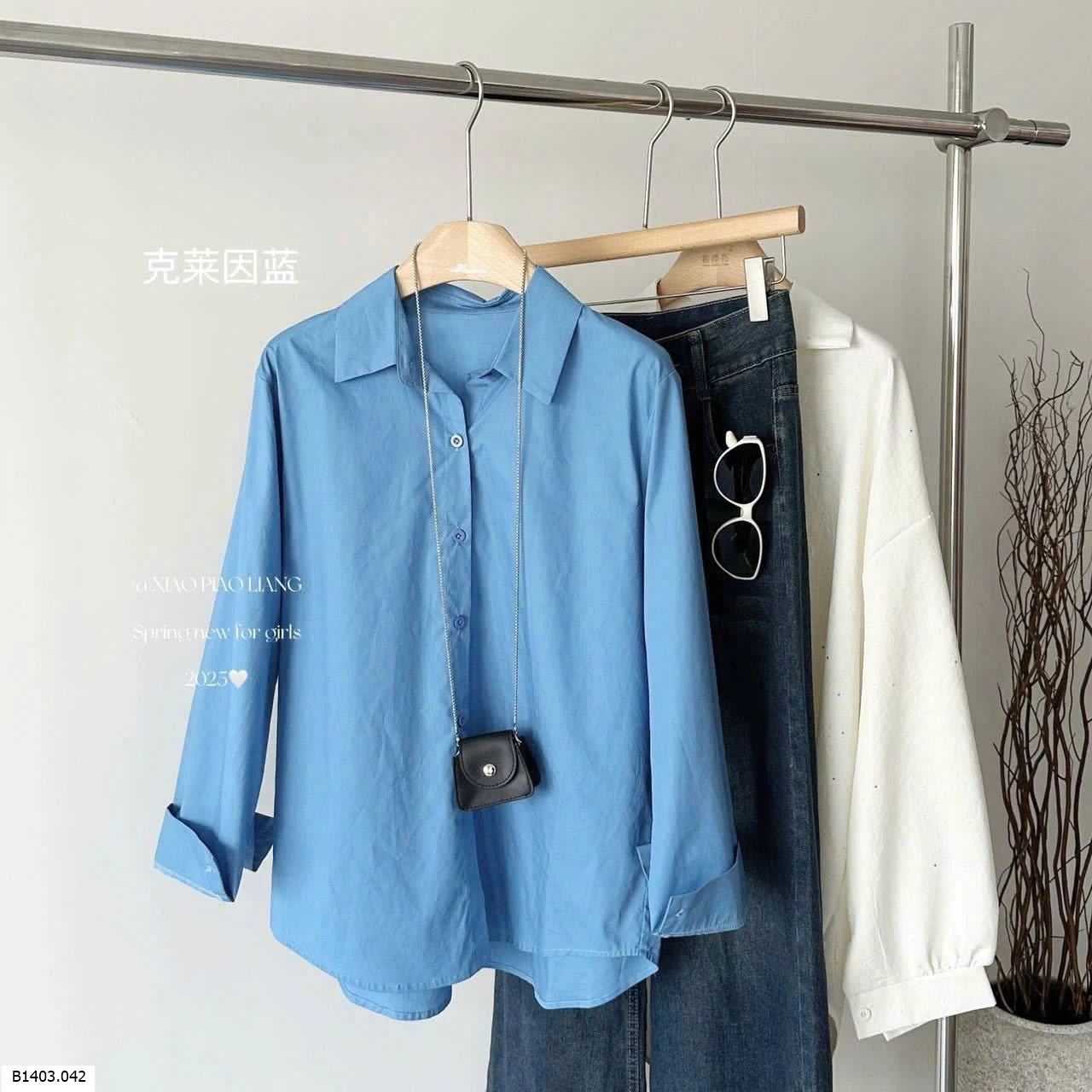 ÁO SƠ  MI TRƠN DÀI TAY CHO NỮ    Sỉ 132k 