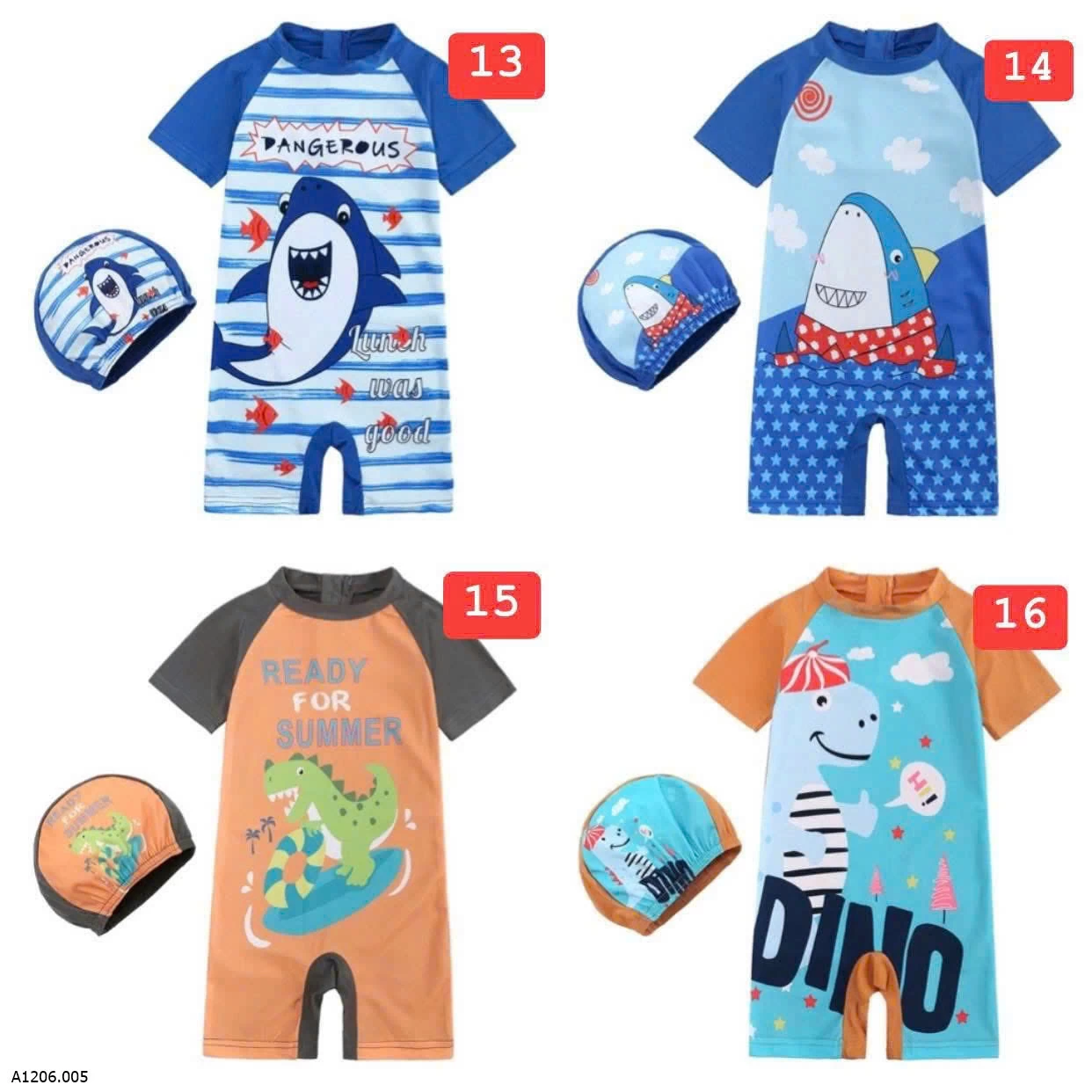 BỘ BƠI LIỀN THÂN KÈM MŨ Sỉ 95k