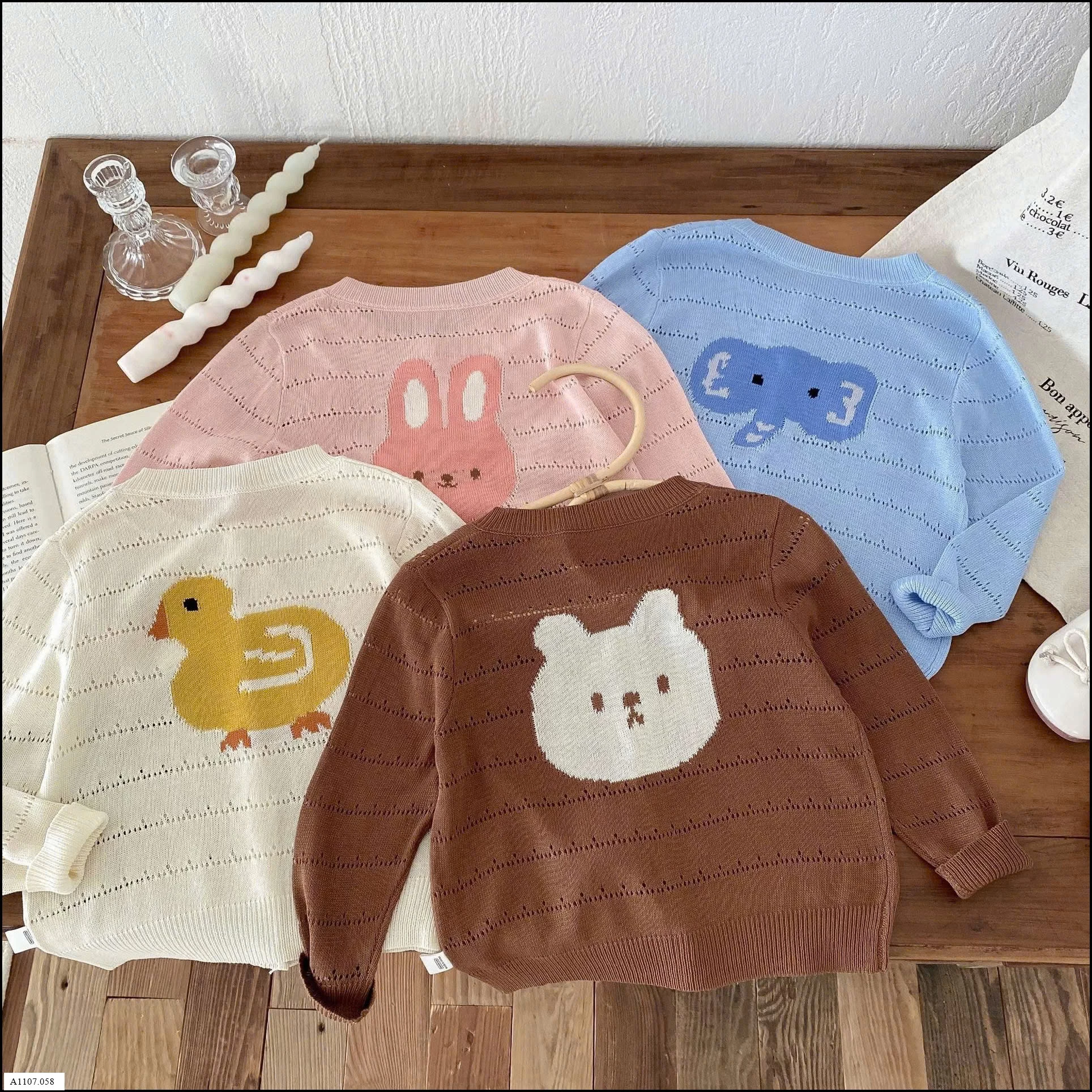 Áo len cardigan mỏng  Sỉ giá 107k