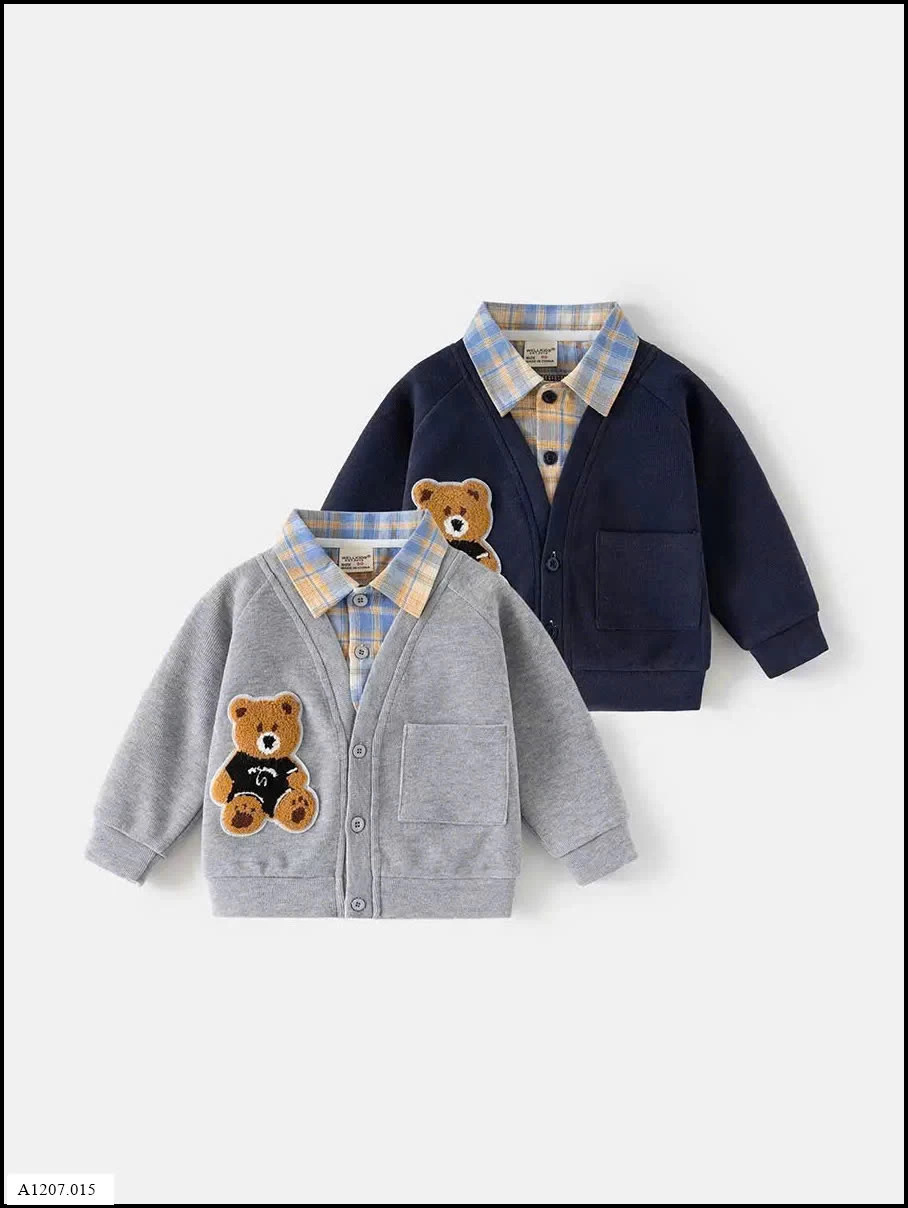 ÁO PHỐI SỔ SƠ MI WELLKIDS Sỉ giá 105k