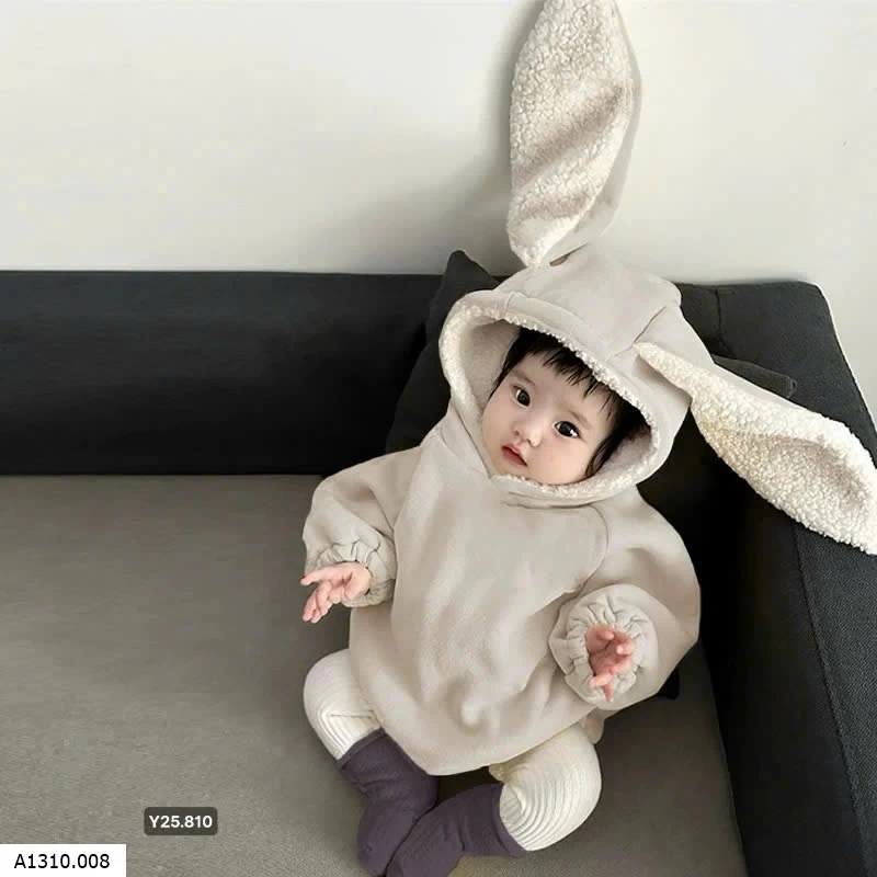 ÁO BODY NỈ TAI THỎ CHO BÉ   Giá sỉ 150k