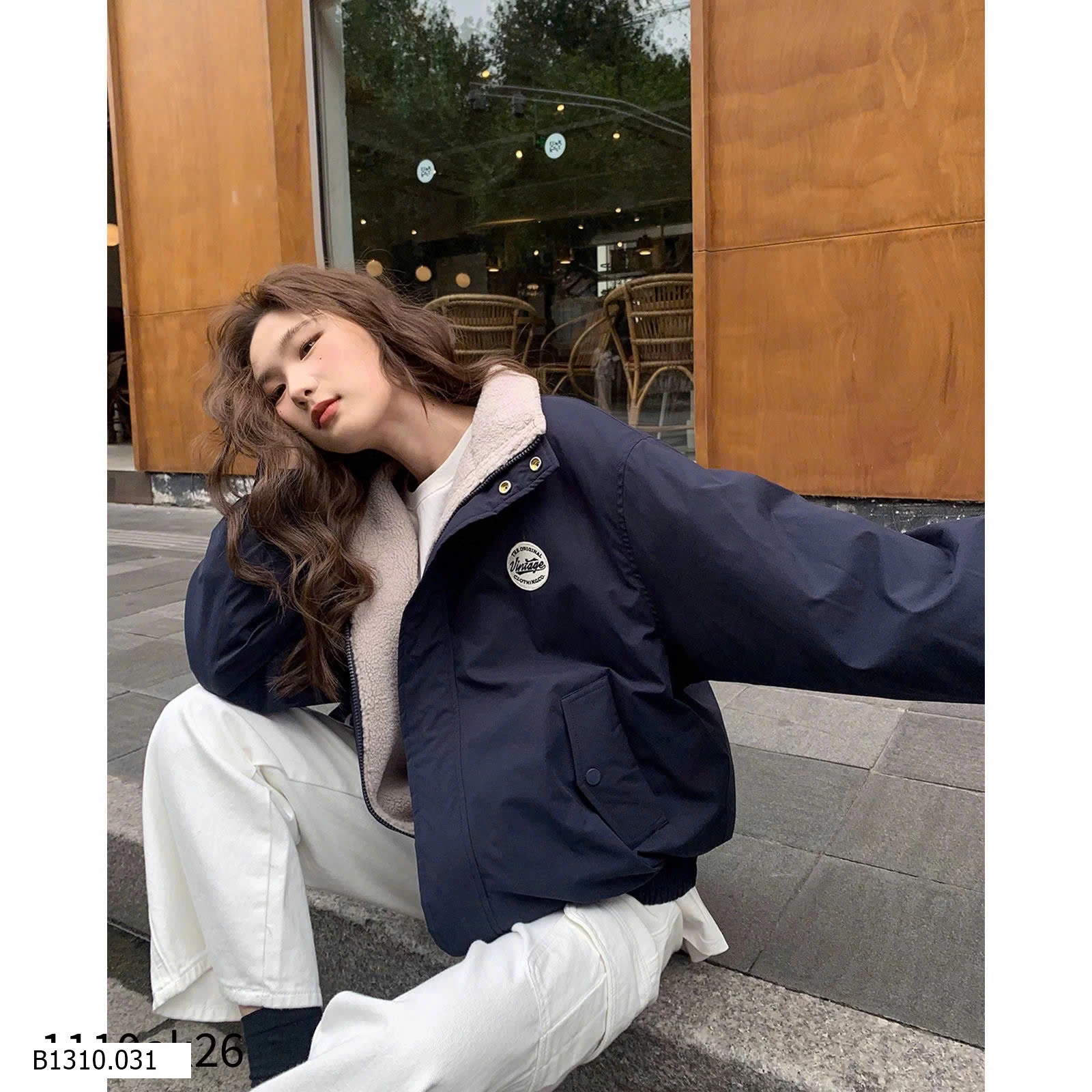 ÁO KHOÁC GIÓ LÓT LÔNG VINTAGE   Giá sỉ 220k