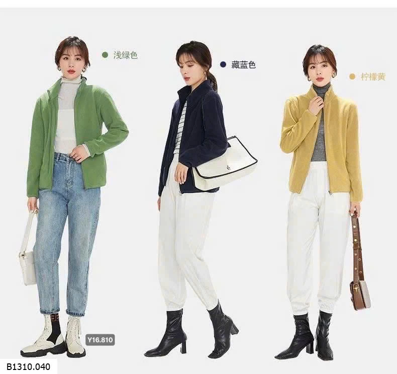 Áo khoác nỉ cừu nữ chính hãng YAYA   Giá sỉ 340k