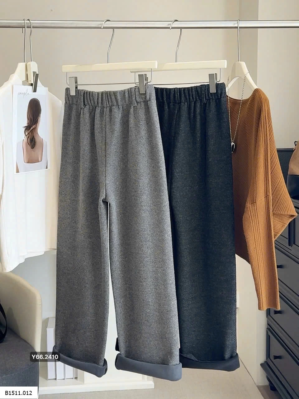 Quần dạ  ANNA dáng suông  Giá sỉ 220k