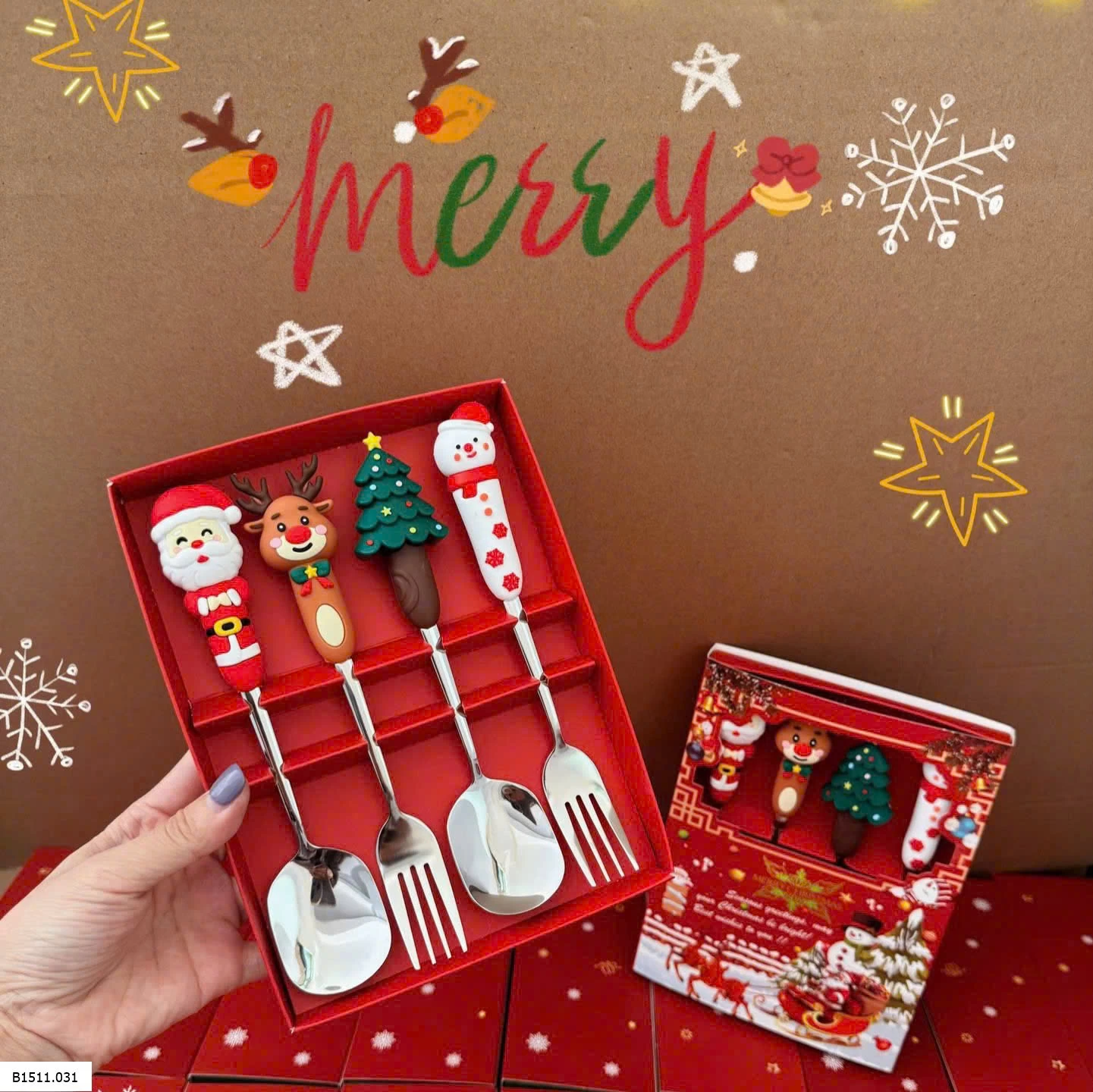 BỘ 4 THÌA INOX 304  Giá sỉ 80k/bộ 