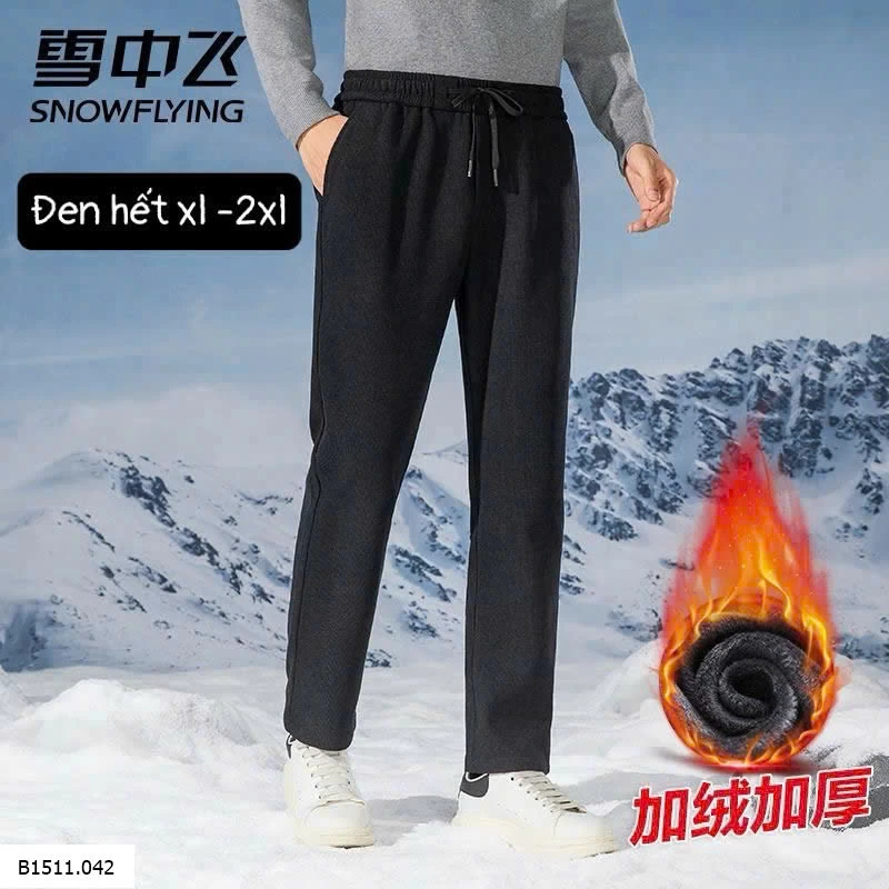 QUẦN NHUNG NỈ NAM SNOWFLYINGGiá sỉ 190k