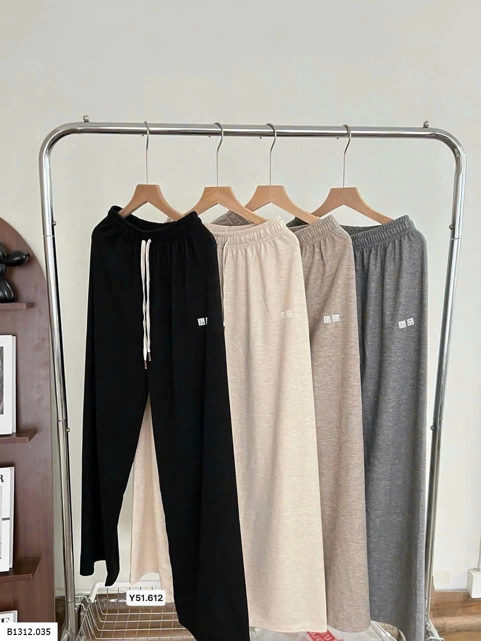 Quần ống suông đứng dáng cạp cao  Giá sỉ 100k