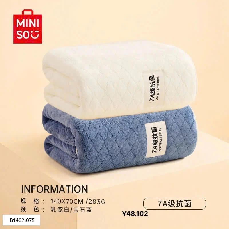  SET 2 KHĂN TẮM NHÀ MINISO  Si 190k/1 set 