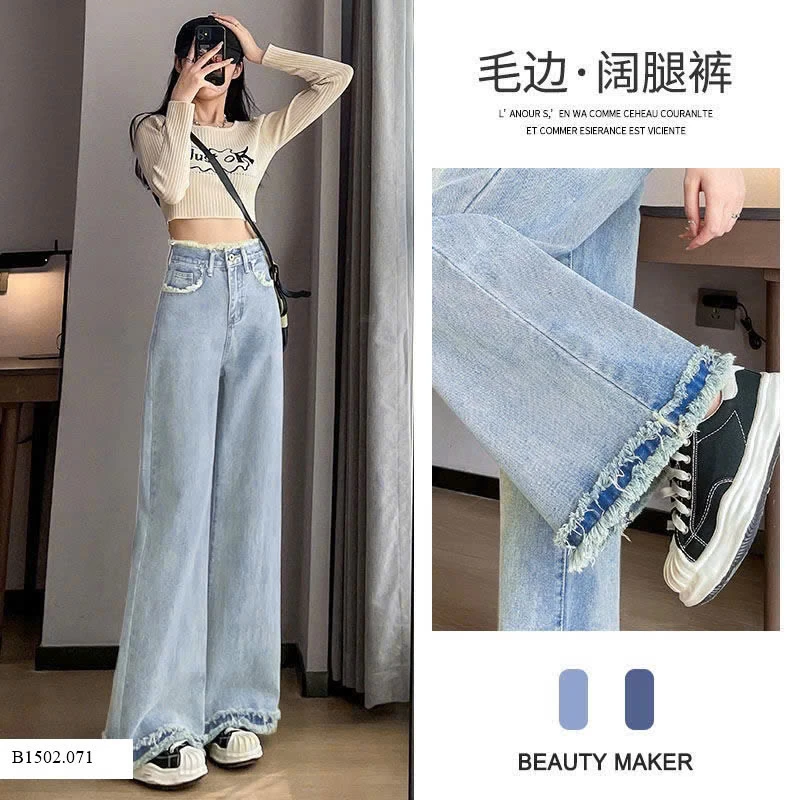 QUẦN JEAN SUÔNG ỐNG LOE   Sỉ 133k