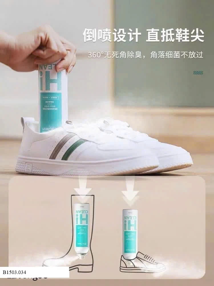 XỊT KHỬ MÙI- KHỬ KHUẨN GIẦY ERACLEAN    Sỉ 70k