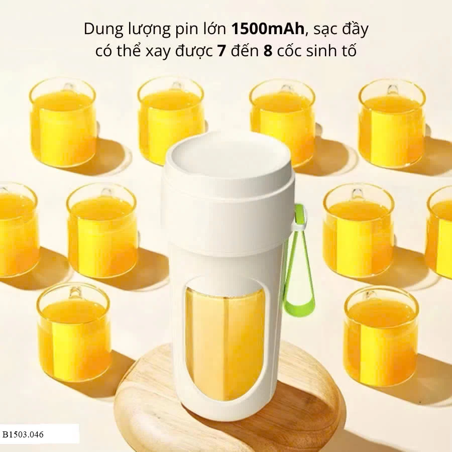 Máy Xay Sinh Tố Cầm Tay Mini Không Dây   Sỉ 135k