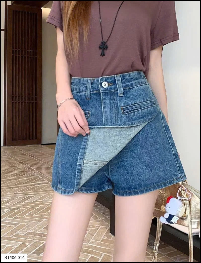 CHÂN VÁY DENIM DÁNG CHỮ A NỮ Sỉ 133k
