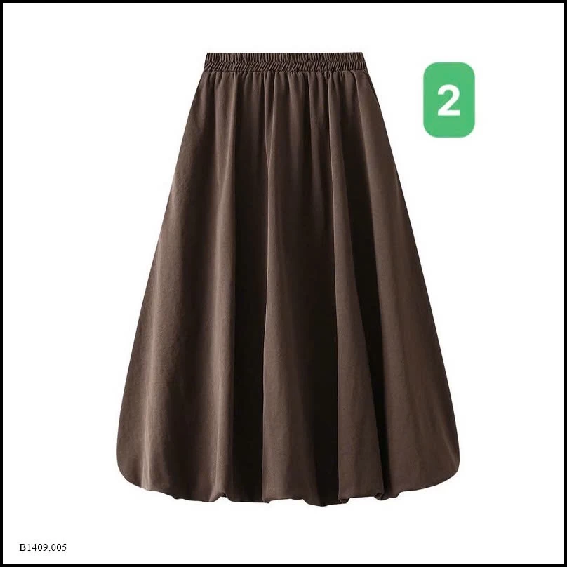 CHÂN VÁY BÍ NGÔ NỮ Giá sỉ 174k