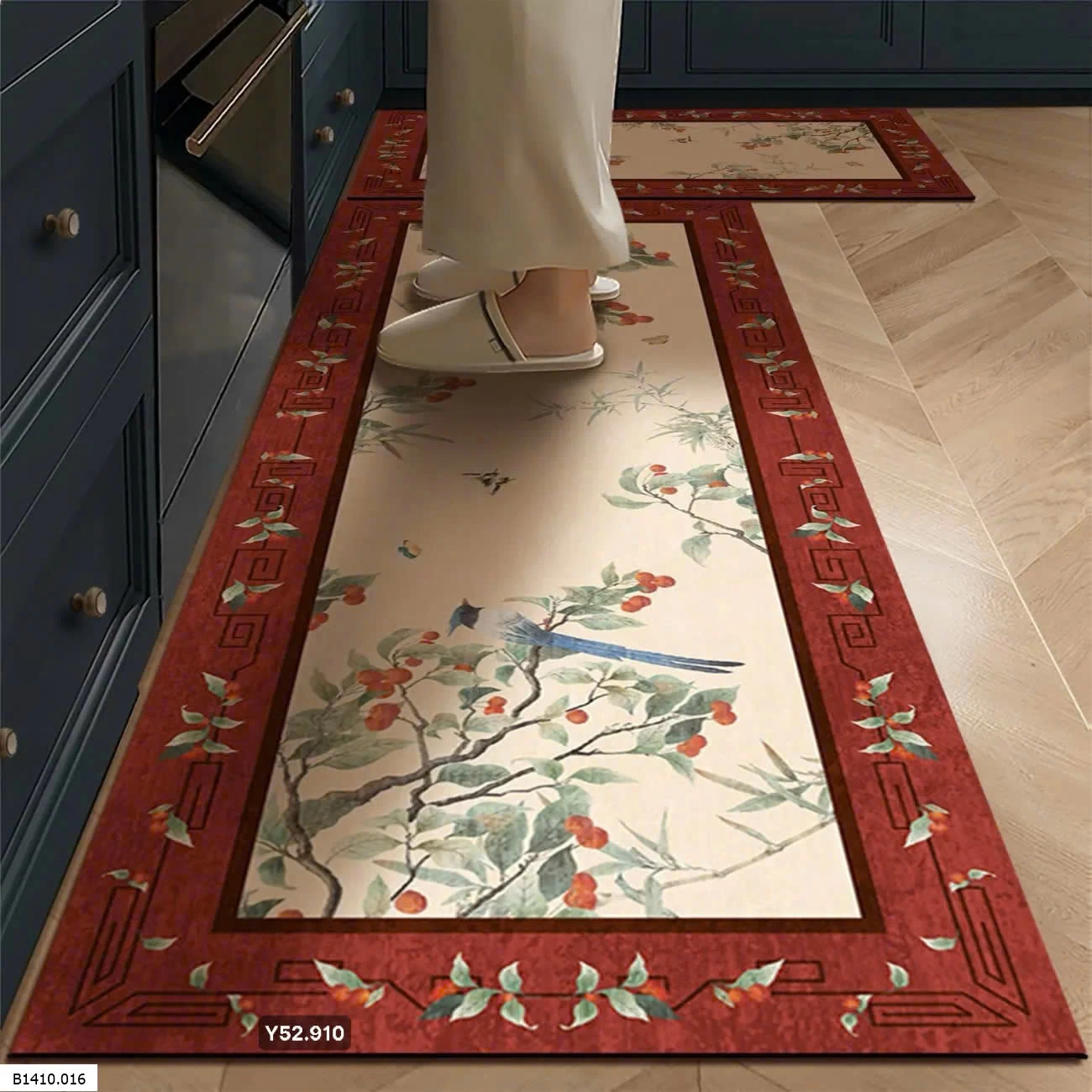 Thảm bếpp mẫu mới 2025  Giá sỉ 190k/set 2c Size 45x75cm + 45x120cm 