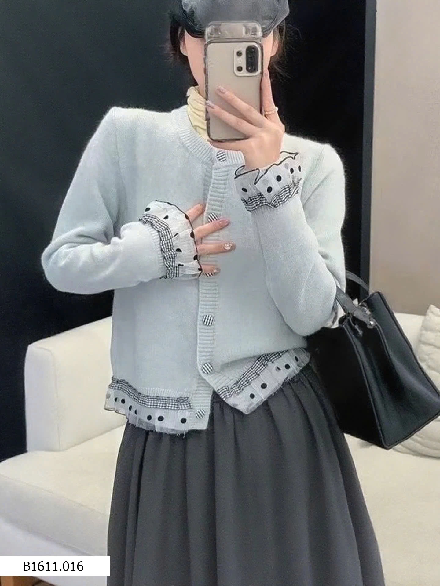 ÁO LEN CỔ TRÒN CHO NỮ  Giá sỉ 220k