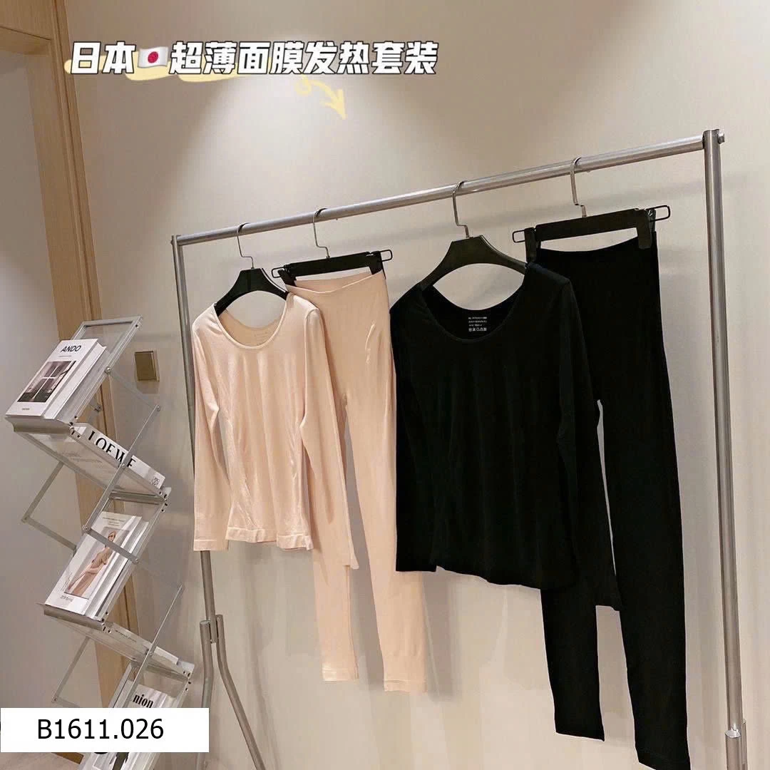 BỘ GIỮ NHIỆT NỮ TÚI GIẤY QUẢNG CHÂU SIÊU CO GIÃN  Giá sỉ 50k