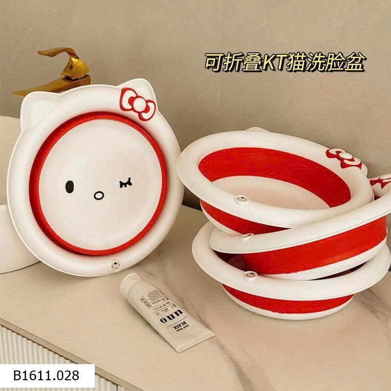 CHẬU RỬA MẶT DI ĐỘNG GẤP GỌN  Giá sỉ 75k/ set 2c