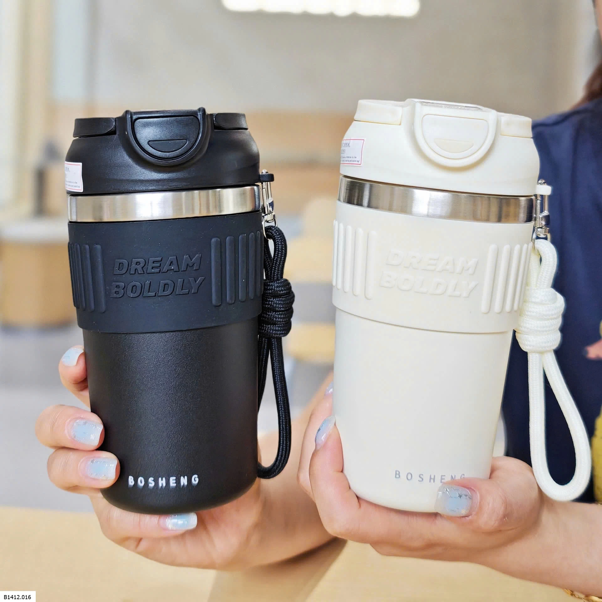 BÌNH GIỮ NHIỆT MÀU TRƠN CUTE Giá sỉ 135k