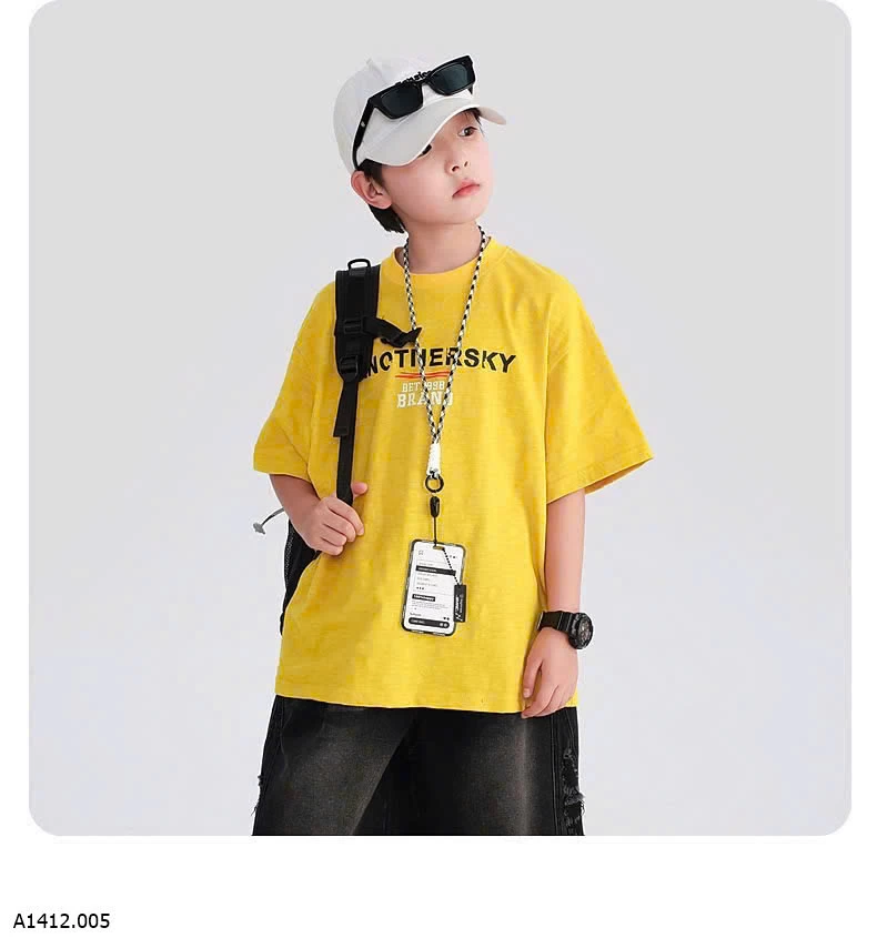 ÁO THUN XƯỚC VÀNG HHBABY  Giá sỉ 125k