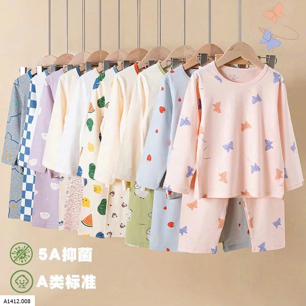 BỘ COTTON TRẺ EM HÀNG XUẤT   Giá sỉ 135ka