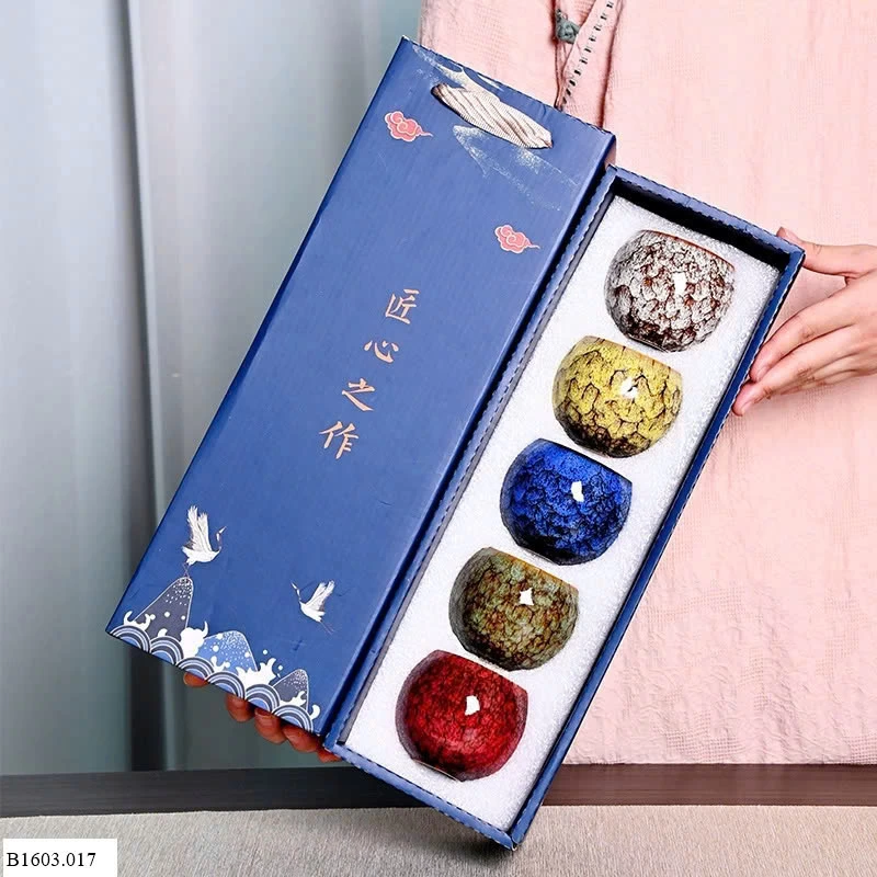 SET 5 CỐC NGŨ HÀNH PHONG THUỶ    Sỉ 120k/ 1 sét 5 cốc mix
