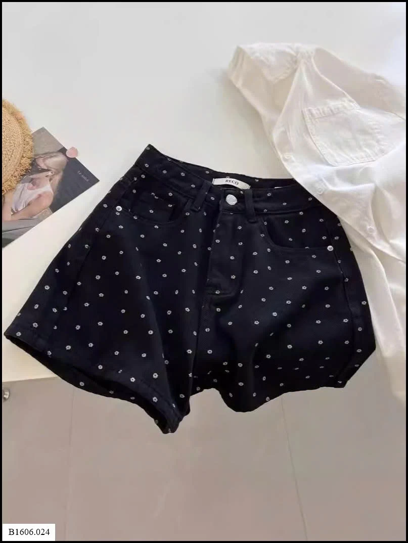 QUẦN SHORT CHẤM BI HOA NỮ Sỉ 110K