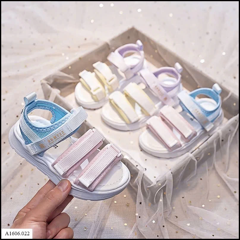 DÉP SANDAL PHỐI MÀU CHO BÉ Sỉ sz 26-30:132k Sz 31-36: 141k