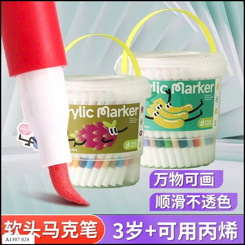 Bộ bút Acrylic Marker  Sỉ giá 115k