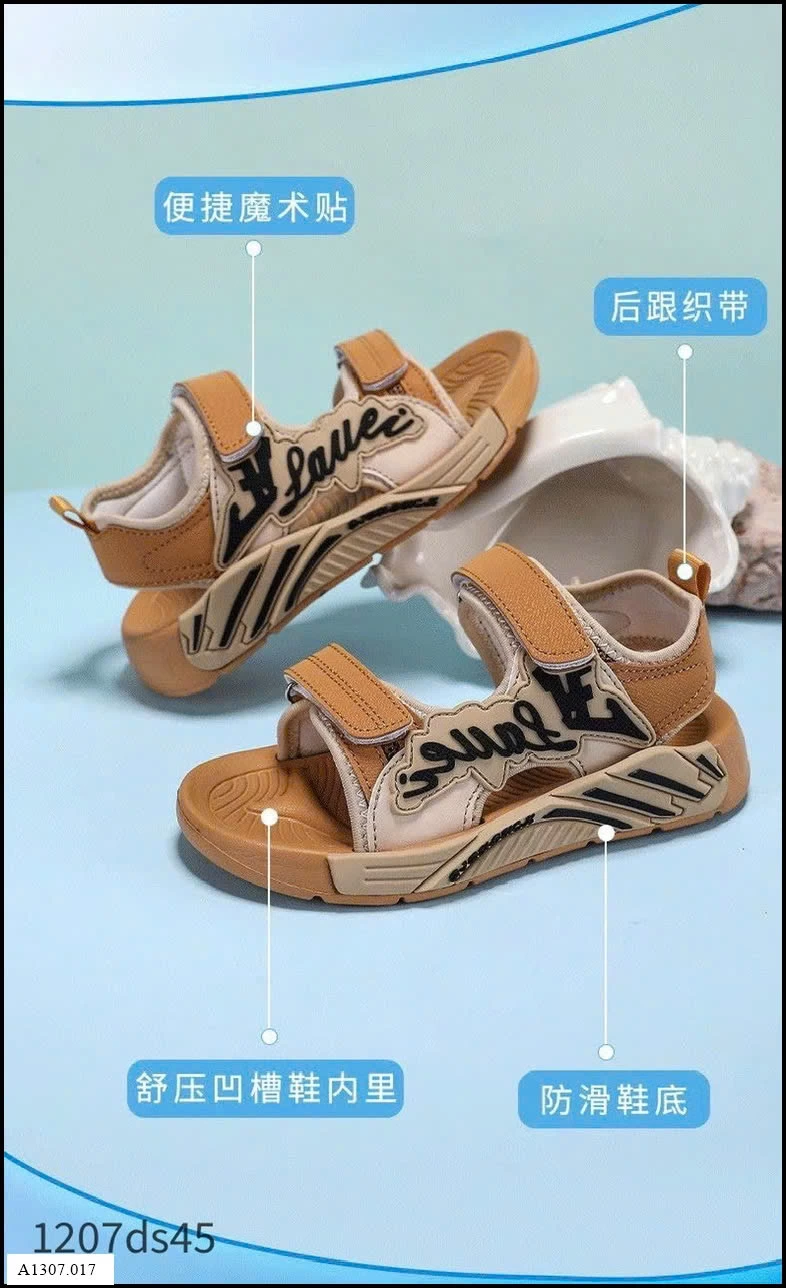 DÉP SANDAL CHO BÉ TRAI Sỉ giá 210k