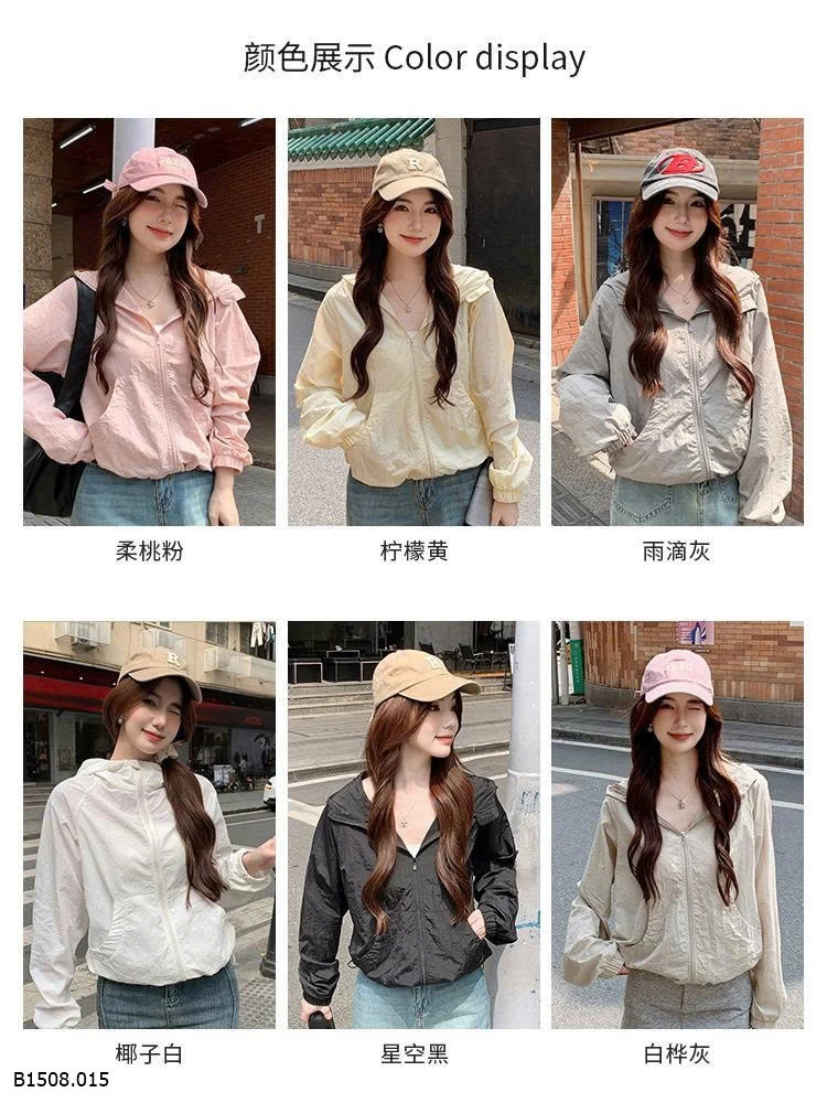 ÁO KHOÁC GIÓ CHO NỮ Giá sỉ 169k 