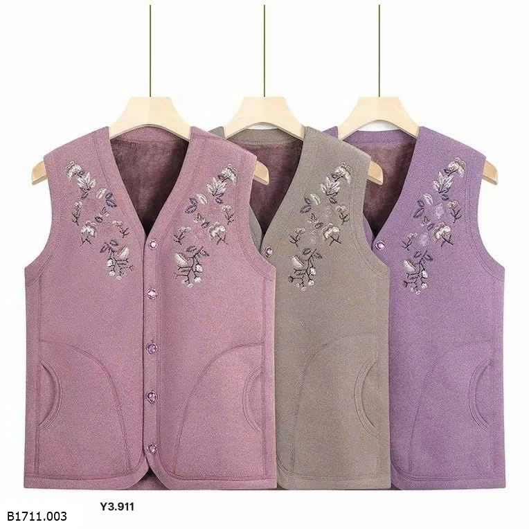 ÁO GILE LÓT LÔNG TRUNG NIÊN  Giá sỉ 180k