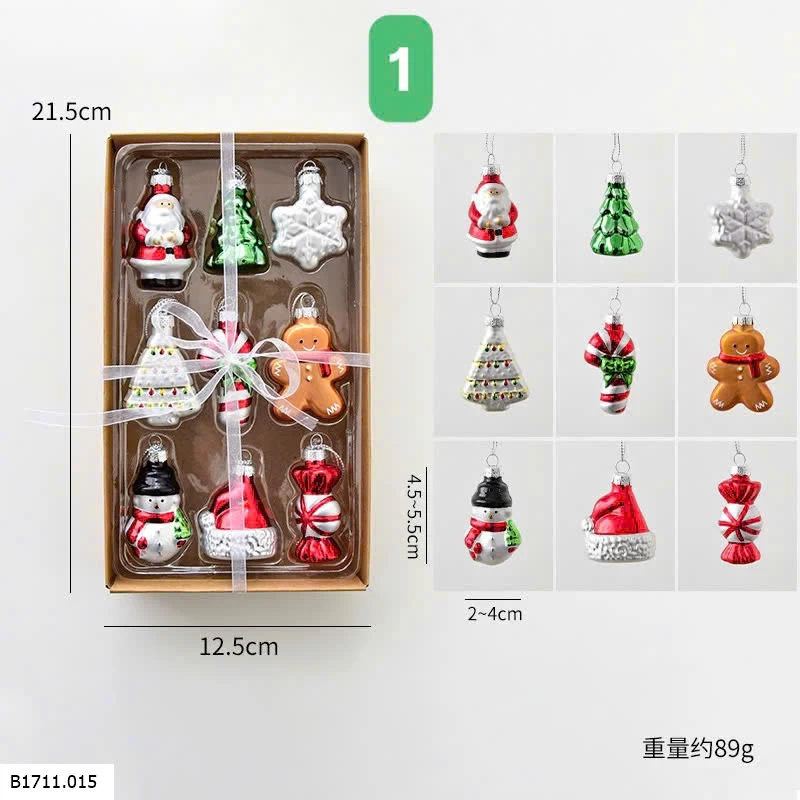 SET CHARM TREO CÂY THÔNG NOEL   Giá sỉ 120k