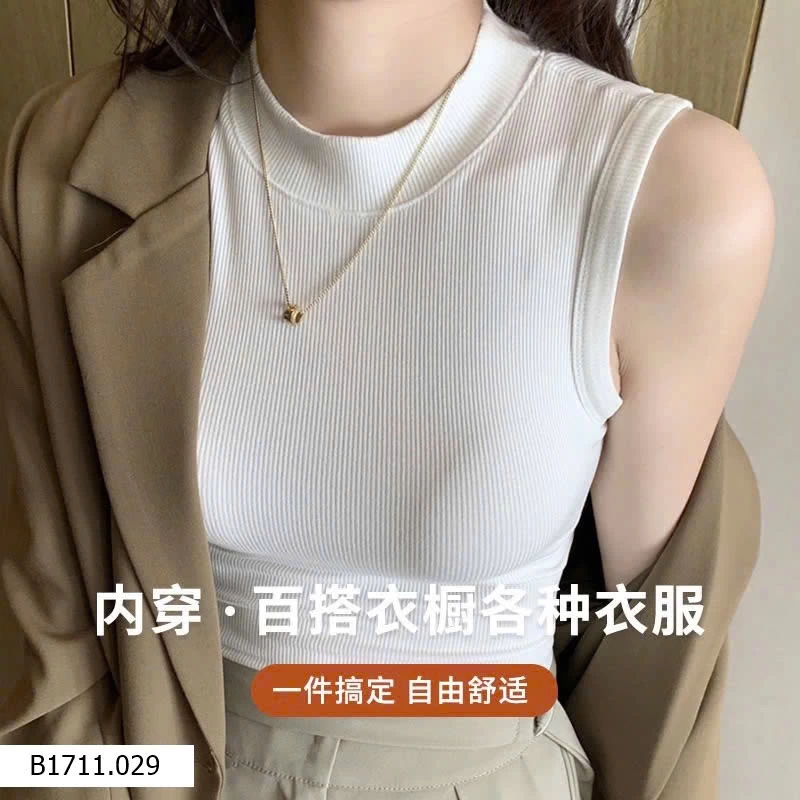 ÁO 2 DÂY KHÔNG TAY CỔ TRÒN  Giá sỉ 60k