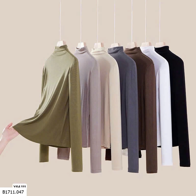 ÁO THUN CỔ LỌ MODAL BODY  Giá sỉ 60k/c sỉ từ 2c 