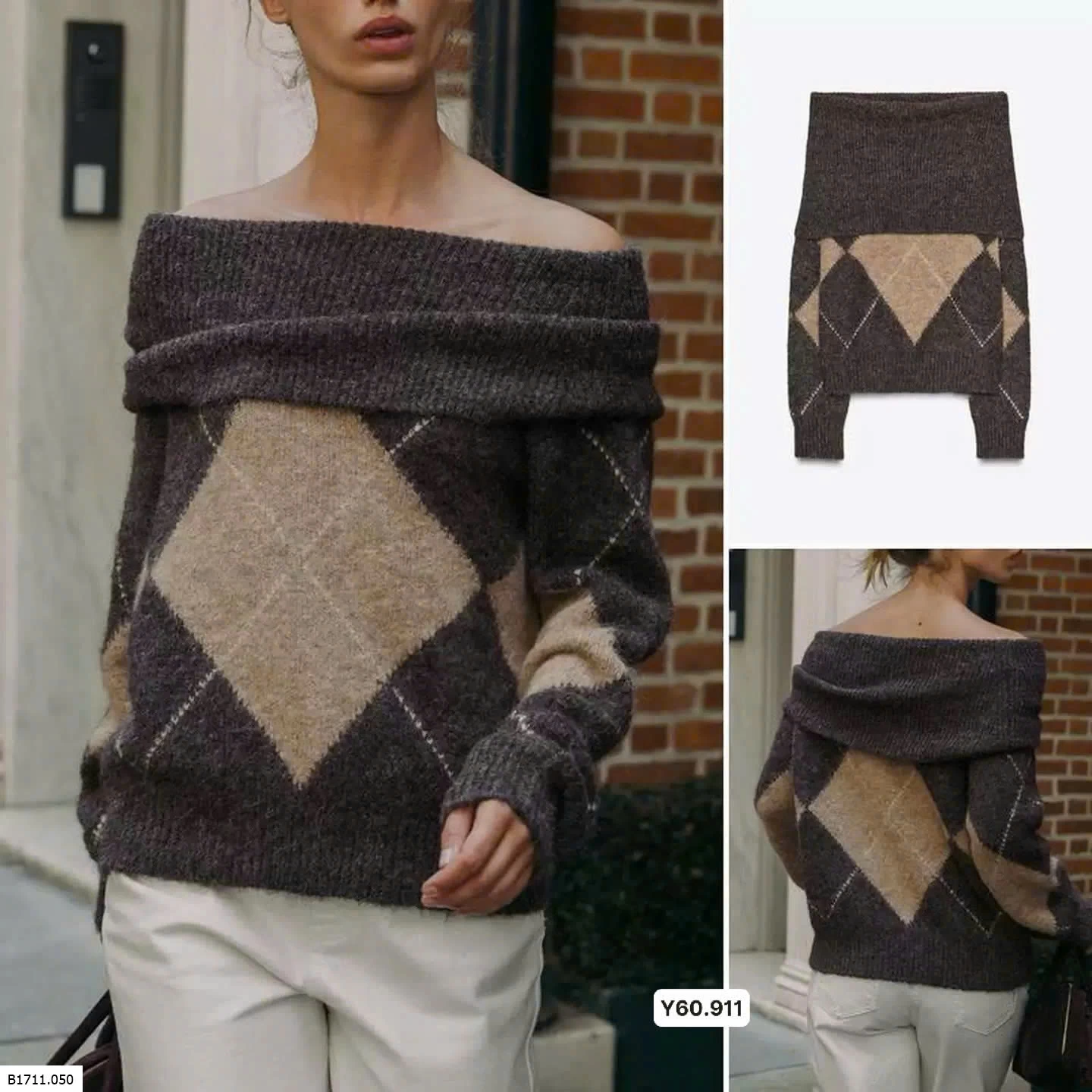 ÁO LEN TRỄ VAI NỮ  Giá sỉ 260k