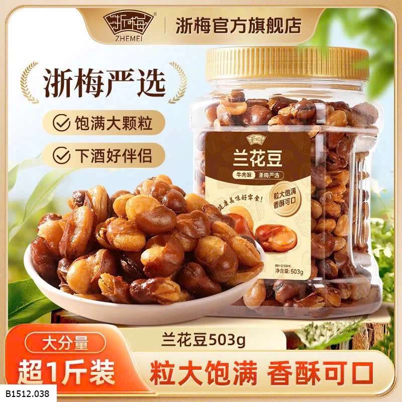 SET 2h HỘP 503g ĐẬU TẰM RANG  Giá sỉ 100k