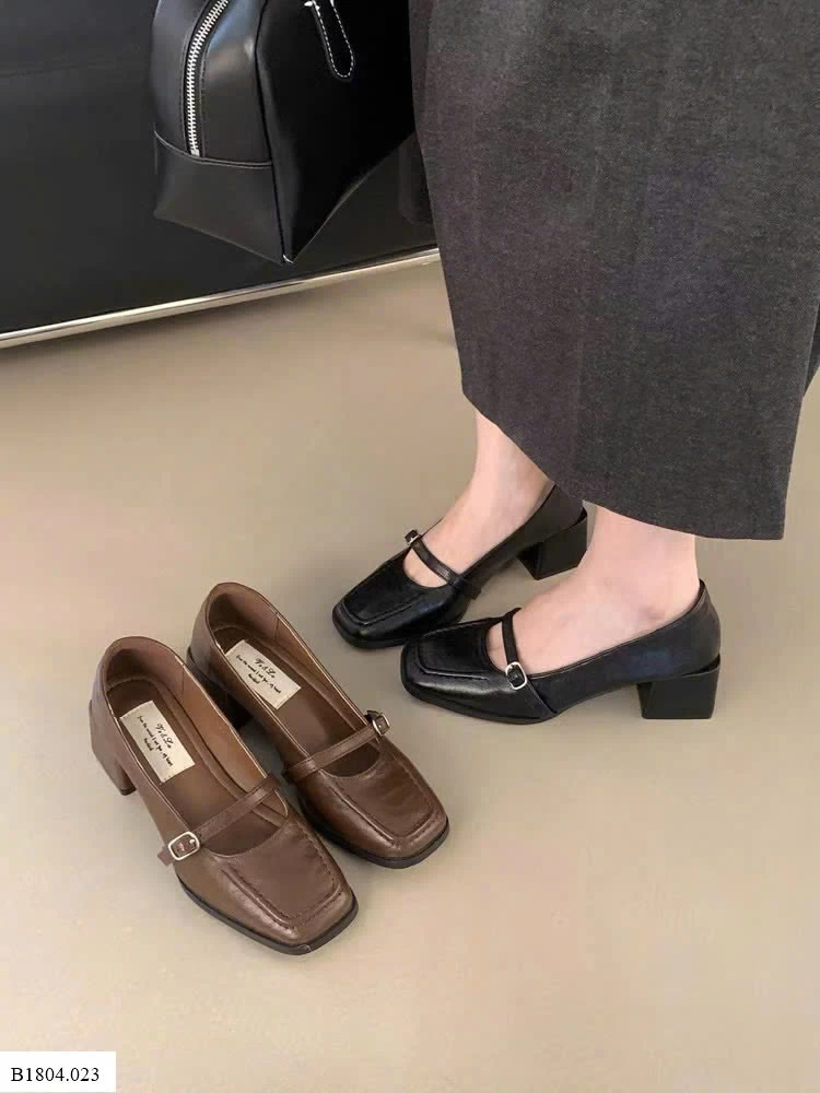 GIÀY MŨI VUÔNG DÁNG CỔ ĐIỂN Sỉ 172k