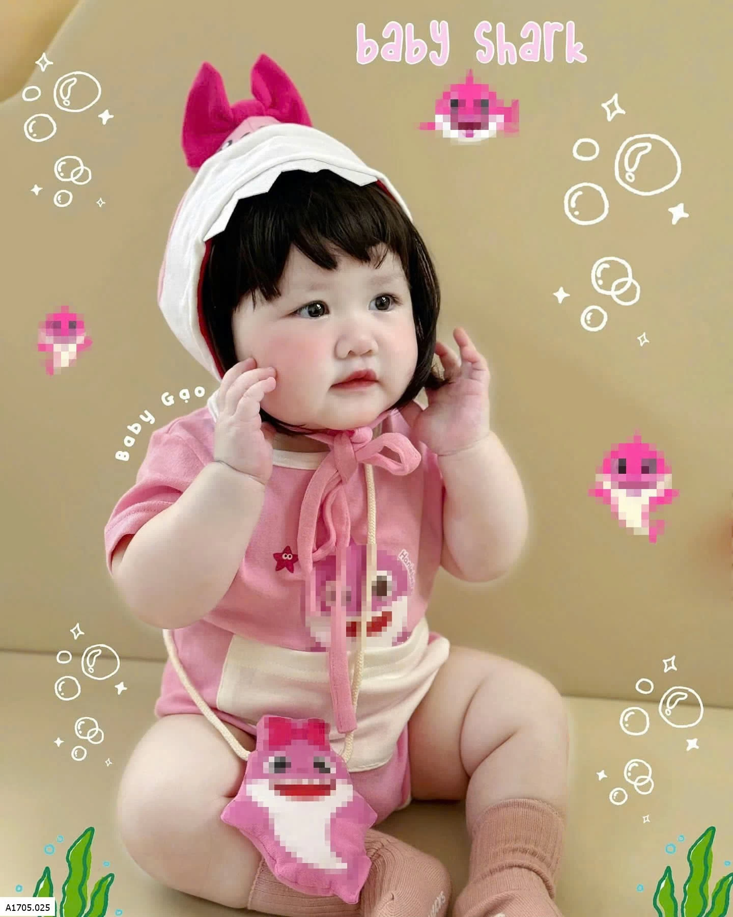 SET CÁ MẬP HỒNG  Sỉ 153k/1 set 