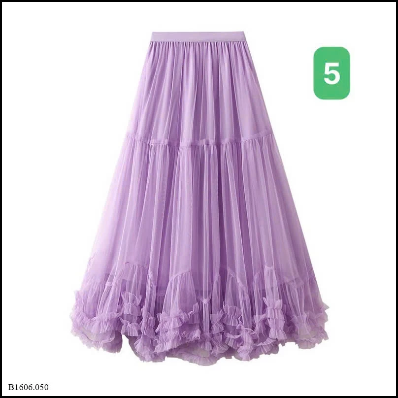 CHÂN VÁY LƯỚI DÁNG DÀI CHO NỮ ANGELSỉ 215K