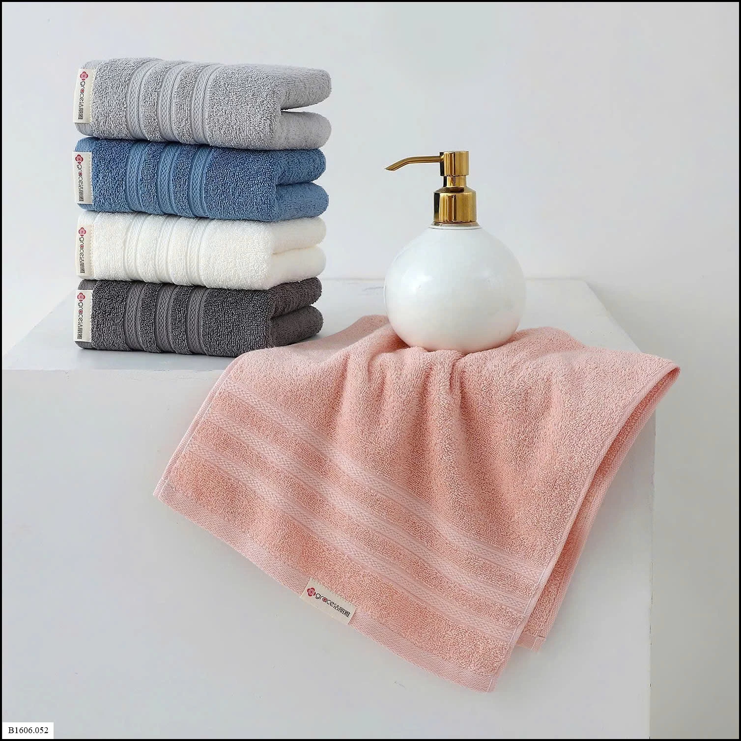 Set 3 khăn cotton kháng khuẩn Sỉ giá 78k/set  