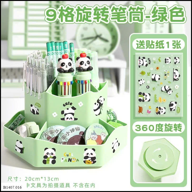 Hộp bút xoay 360°  Sỉ giá 44k