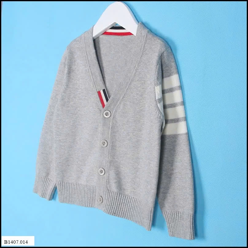 ÁO CARDIGAN LEN CỔ V KẺ TAY HÀN QUỐC  Sỉ giá 126k 