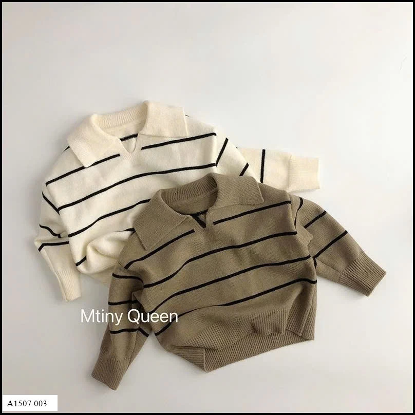 ÁO LEN KẺ MTINYQUEEN Sỉ giá 152k