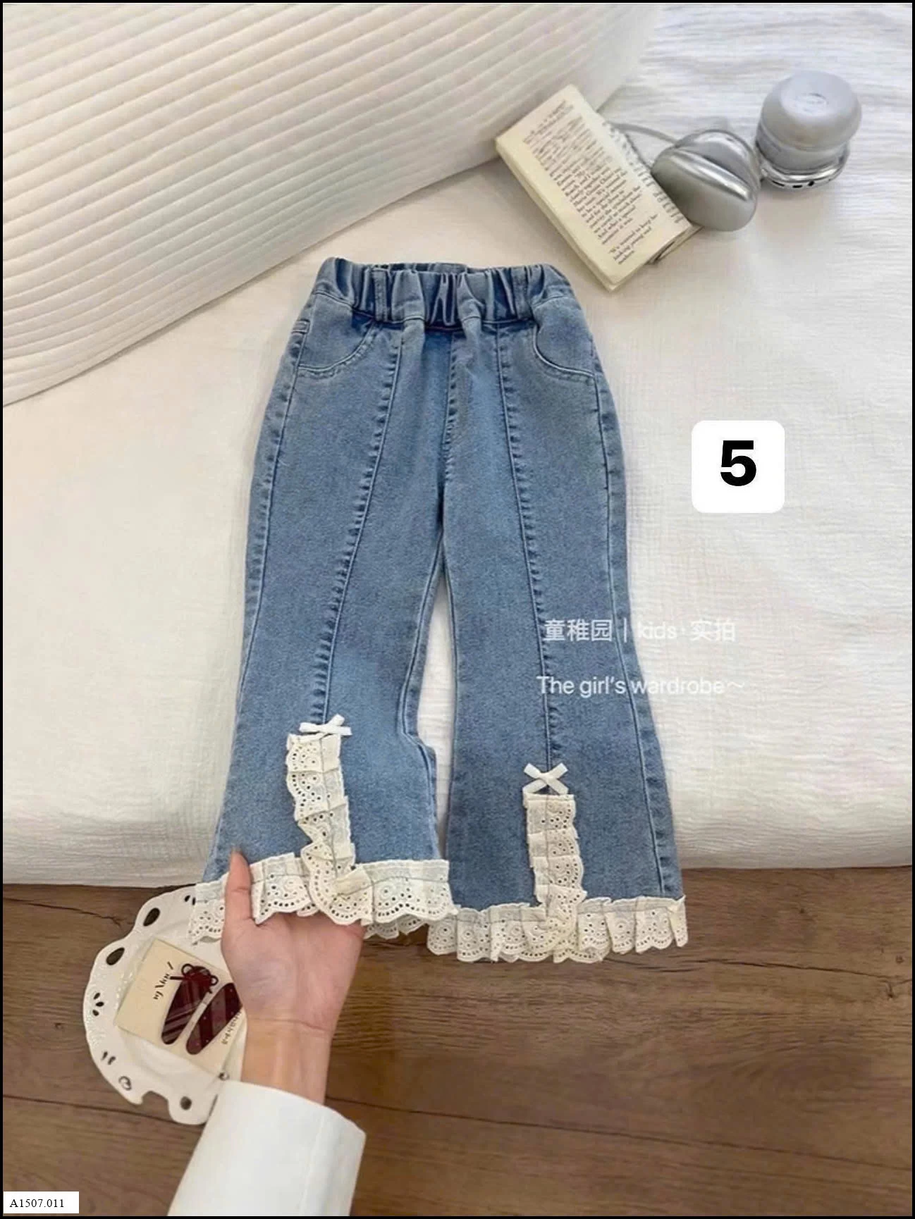 QUẦN JEAN CHO BÉ GÁI Sỉ giá 127k