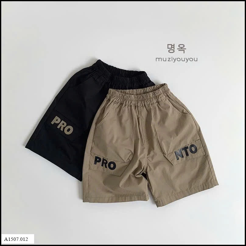 QUẦN SHORT CẠP CHUN BÉ TRAI Sỉ giá 125k