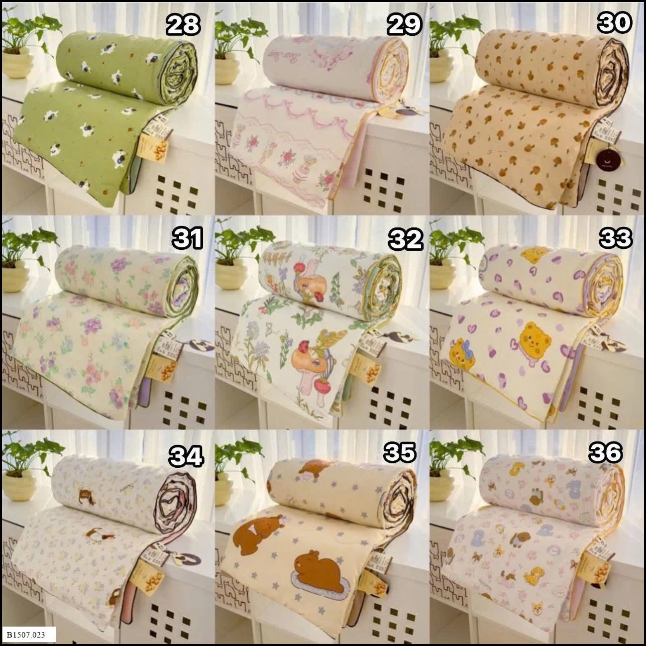 BST CHĂN HÈ HỌA TIẾT  Sỉ giá 1m5x2m - 2mx2m3 1m5x2m  #210k  2mx2m3  #230k 